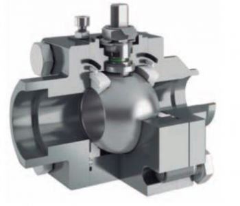 Kurki kulowe PEKOS trzyczęściowy kuty z końcówkami gwitnowanymi lub spawanymi