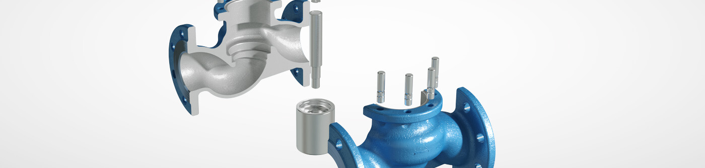 kolbenschieberventil header klinger