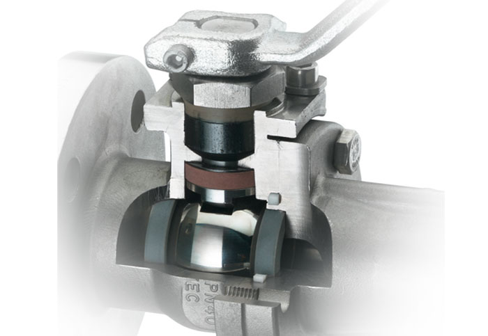 intec k200 systemtech flanschkugelhahn